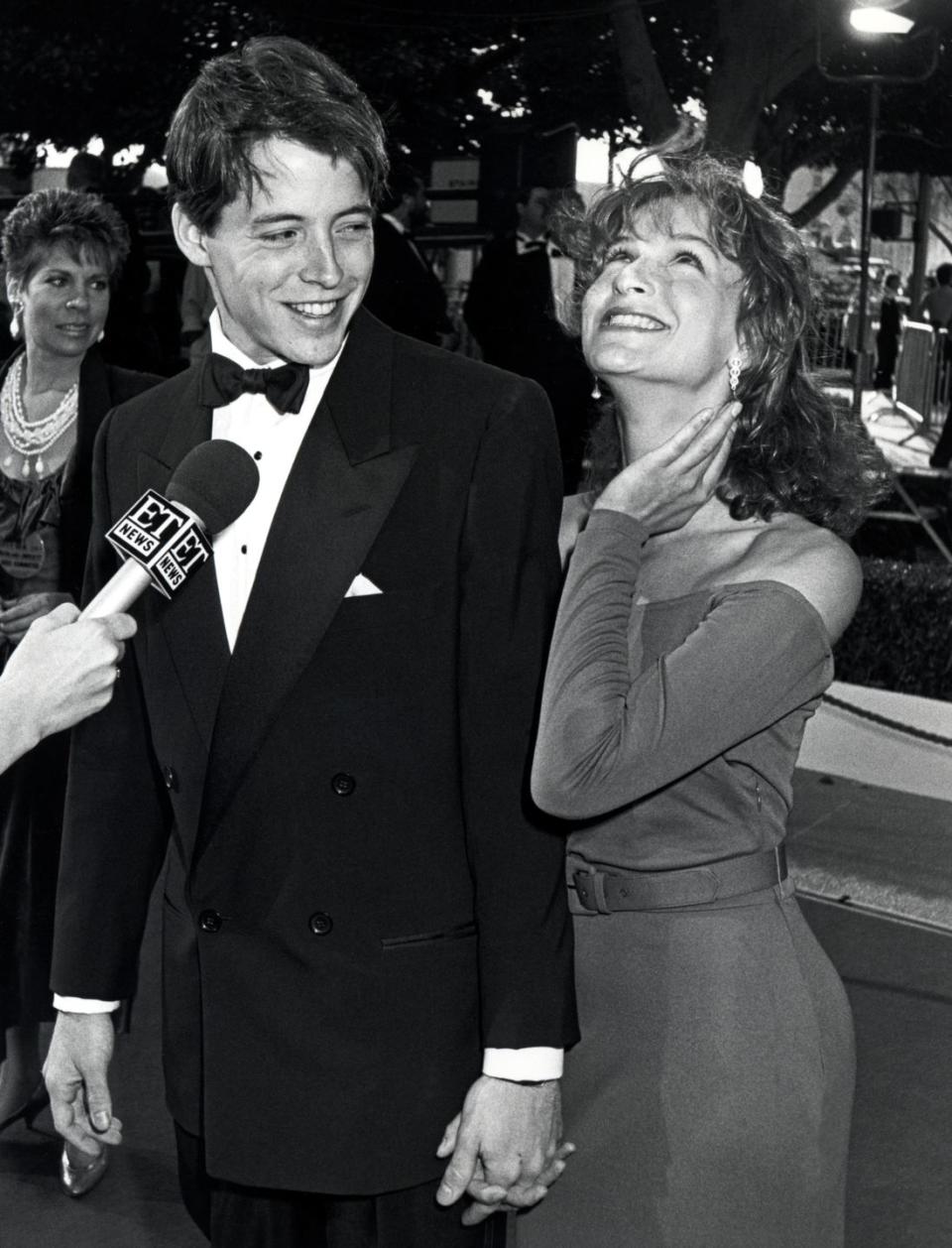 Jennifer Grey and Matthew Broderick