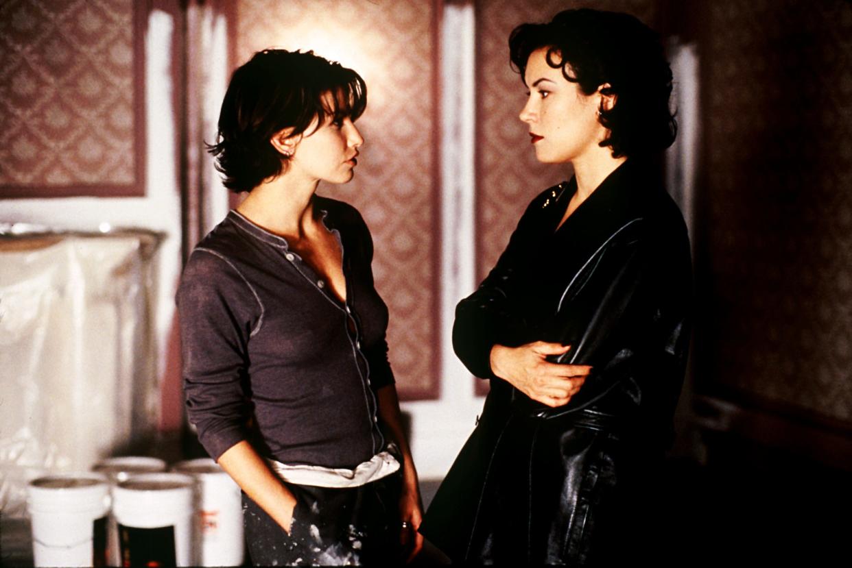 The Wachowskis made their directorial debut with 1996's "Bound," a noir starring Gina Gershon and Jennifer Tilly to hatch a plan to steal millions from the Mob.
