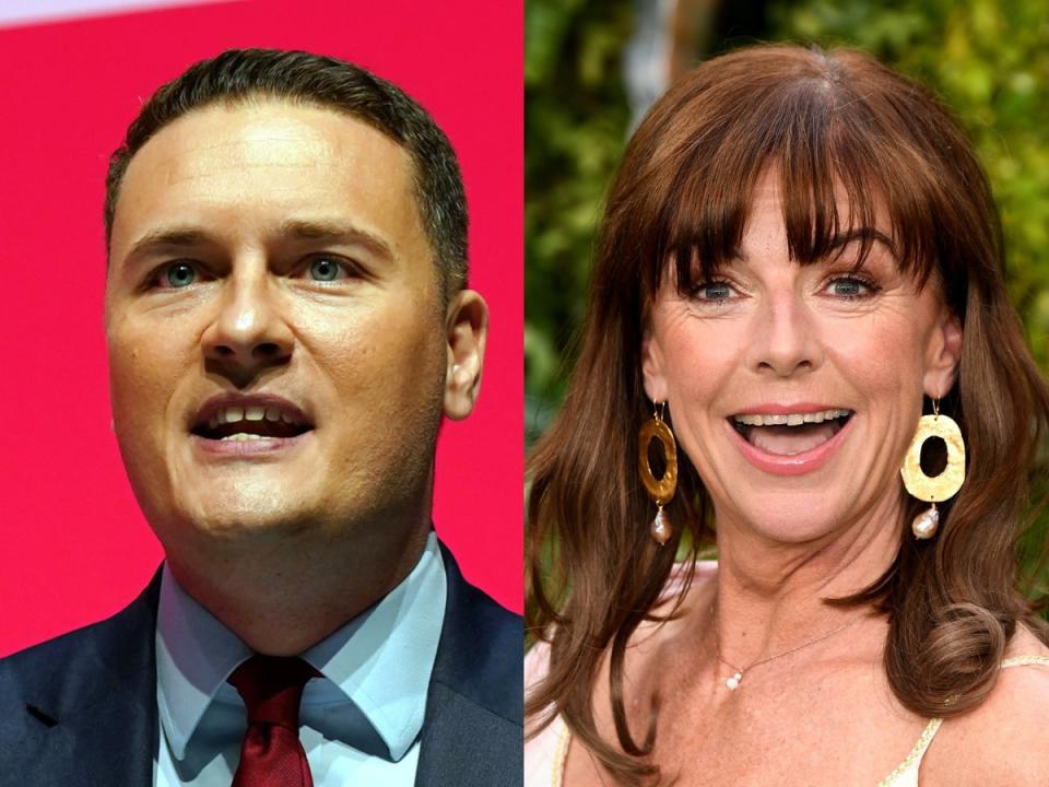 Wes Streeting and Doon Makichan will speak to ‘The Independent’ as Hay Festival (Getty Images)