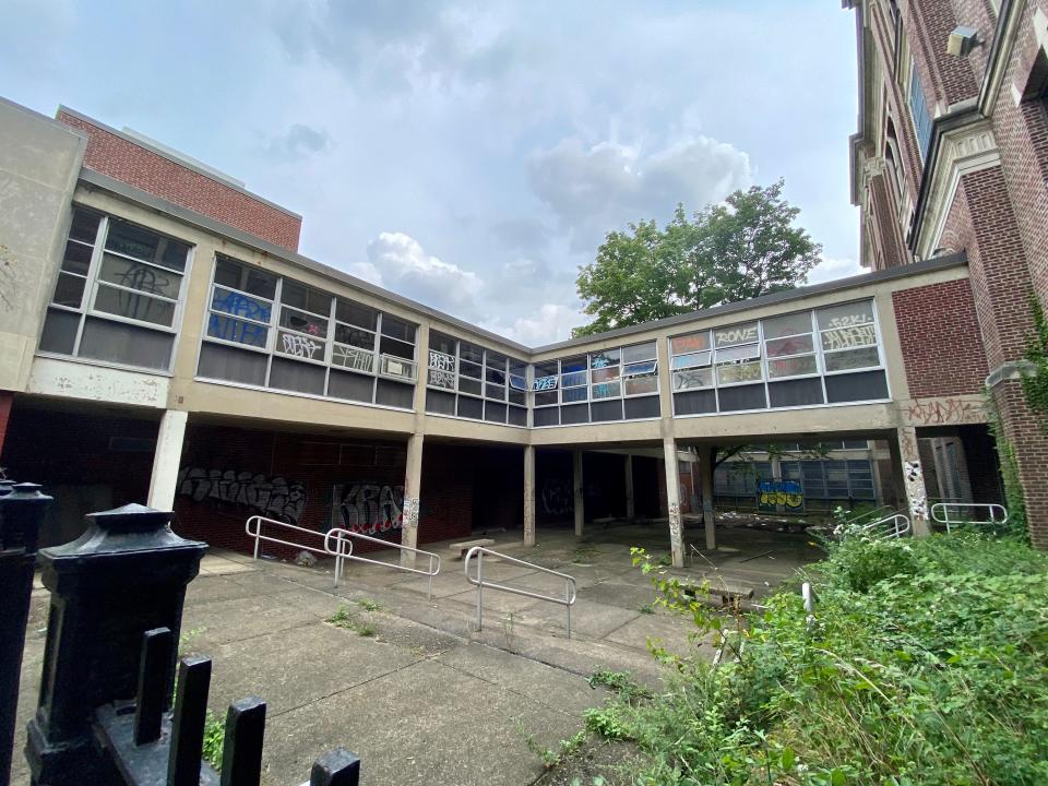 Germantown High School closed its doors in 2013, joining more than two dozen other Philadelphia campuses that were shuttered amid a budget crisis in the city. In 2020, the building was listed in the Philadelphia Register of Historic Places.