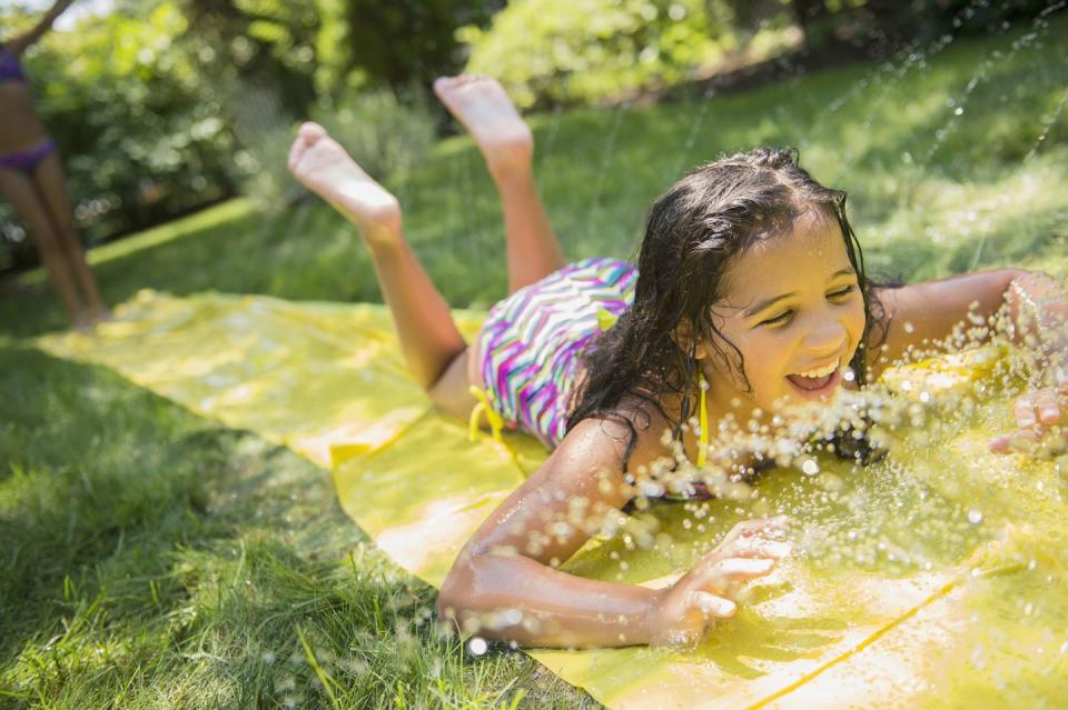 Busting out the Slip 'n Slide in your backyard.