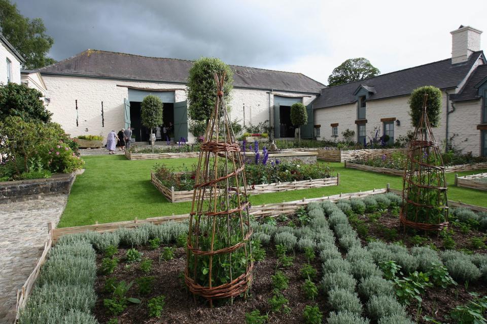 the garden at llwynywermod, charles and camilla's welsh home