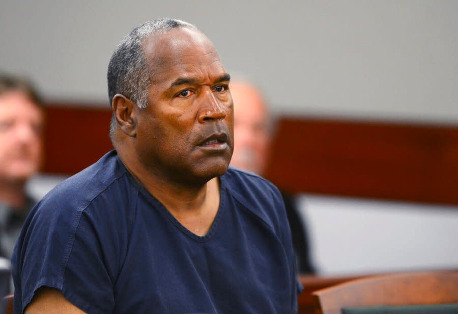 O.J. Simpson, seen here at a 2013 hearing, will be appealing O.J. Simpson, seen here at a 2013 hearing, will be appealing recent court orders in Nevada that he owes at least $60 million in judgments stemming from the 1994 killings of his ex-wife Nicole Brown Simpson and her friend, Ron Goldman, his lawyer said Friday. (Ethan Miller via AP, Pool, File)