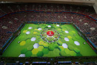 Soccer Football - World Cup - Opening Ceremony - Luzhniki Stadium, Moscow, Russia - June 14, 2018 General view during the opening ceremony REUTERS/Carl Recine