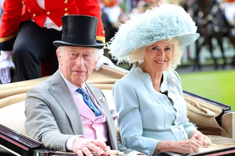 King Charles and Queen Camilla at day four of Royal Ascot