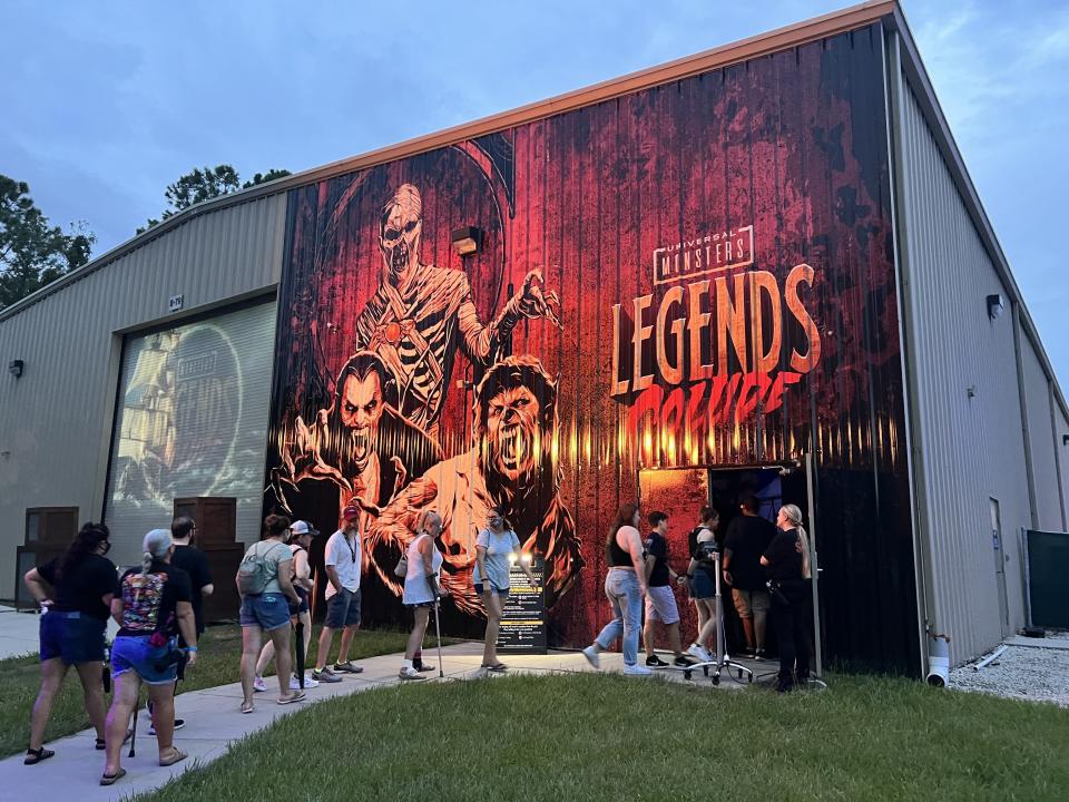 This year&#39;s Universal Monsters-themed haunted house, Universal Monsters: Legends Collide. (Photo: Terri Peters)