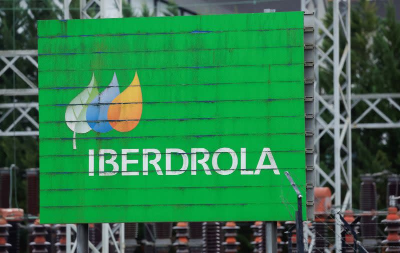 Logotype of Spanish utilities company Iberdrola stands in Durango