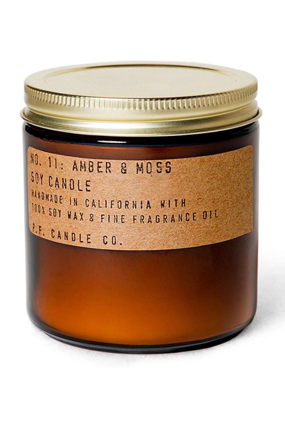 P.F. Candle Co. Amber Jar Soy Candle