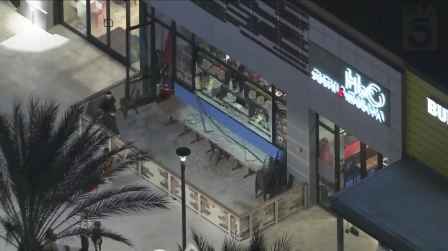 At least six juveniles were detained after gunfire erupted at a crowded Northridge shopping mall on Nov. 24, 2023.