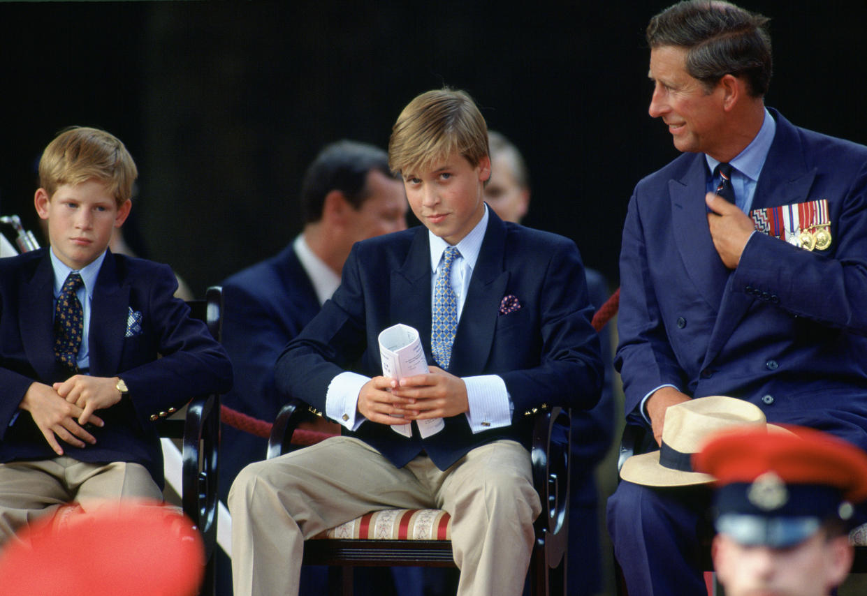 Prince Charles, Prince William, Prince Harry (Tim Graham / Getty Images)
