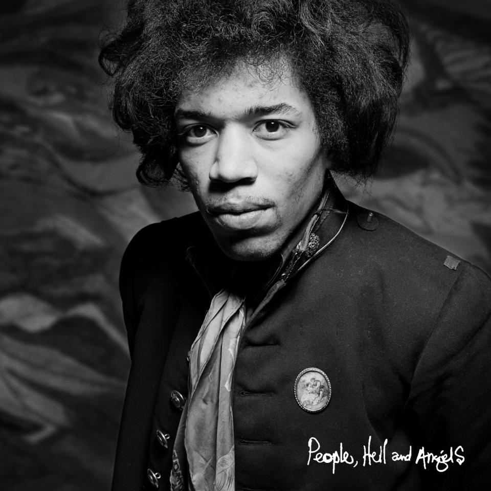 This CD cover image released by Legacy shows "People, Hell and Angels," by Jimi Hendrix. The album is the last of Hendrix's unreleased studio material, ending a four-decade run of posthumous releases by an artist whose legacy remains as vital and vibrant now as it was at the time of his death. (AP Photo/Legacy)