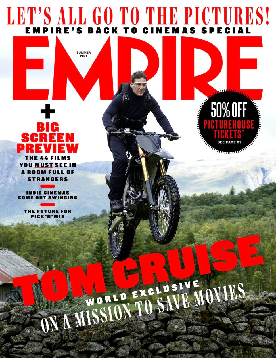 Empire Magazine Cover Summer 2021 Tom Cruise