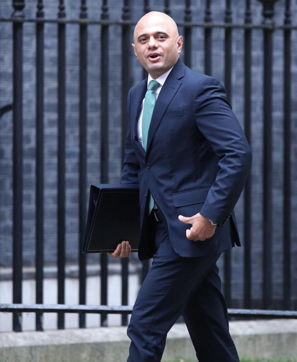 Home Secretary, Sajid Javid (PA)