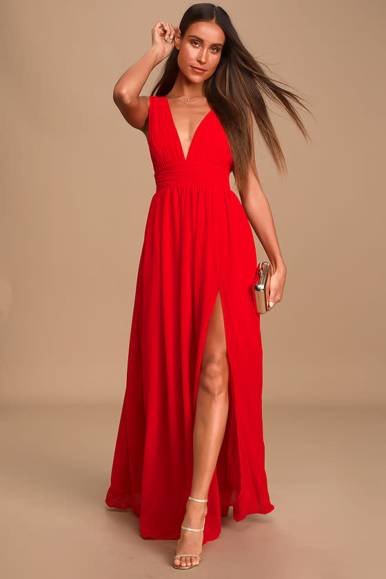 <p><a href="https://go.redirectingat.com?id=74968X1596630&url=https%3A%2F%2Fwww.lulus.com%2Fproducts%2Fheavenly-hues-red-maxi-dress%2F558342.html&sref=https%3A%2F%2Fwww.womenshealthmag.com%2Flife%2Fg36173394%2Fsummer-wedding-guest-dresses%2F" rel="nofollow noopener" target="_blank" data-ylk="slk:Shop Now;elm:context_link;itc:0;sec:content-canvas" class="link ">Shop Now</a></p><p>Heavenly Hues Red Maxi Dress</p><p>$95.00</p><p>lulus.com</p>