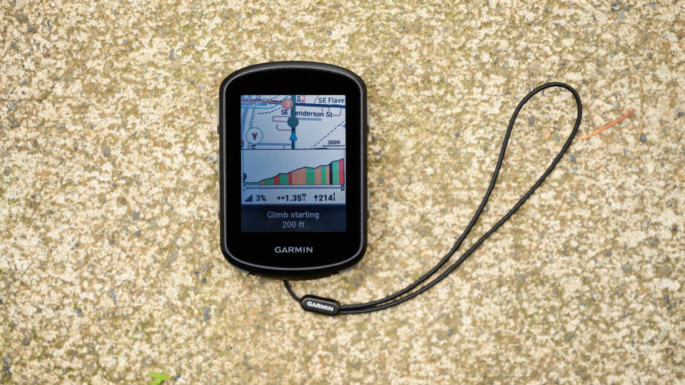 Garmin Edge 540 Climbing screen