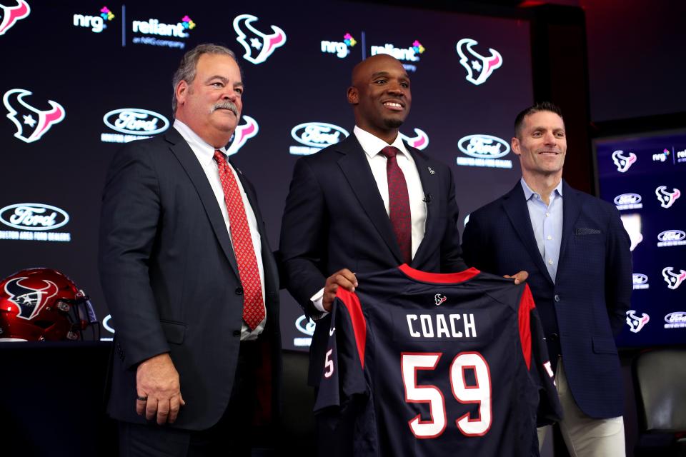 DeMeco Ryans is the new head coach of the Houston Texans.