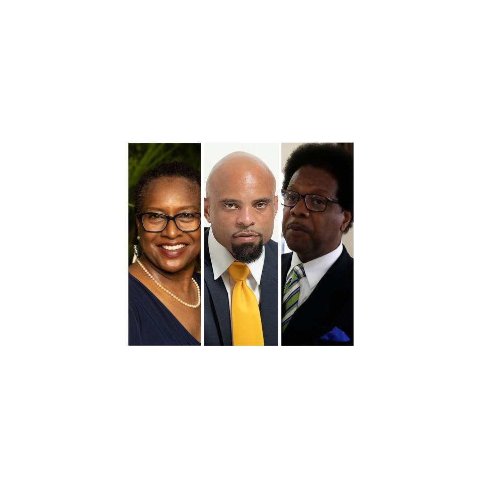 Candidates for Leon County Commission, District 1, from left: Donna Cotterell, Terrance Barber and Bill Proctor (incumbent).