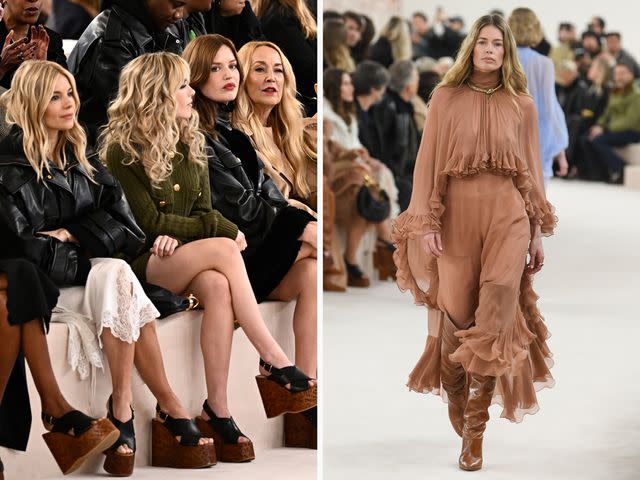 <p>Getty Images</p> Scenes from Chloe's fall/winter 2024 runway show