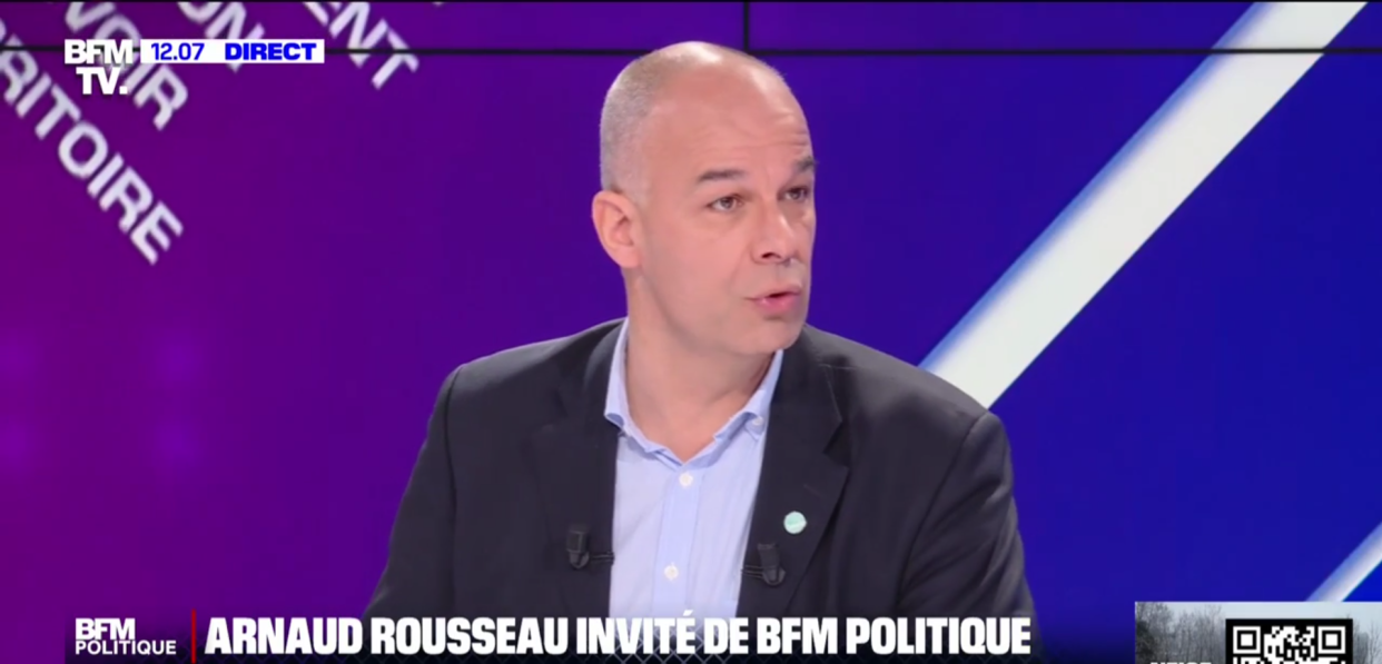 Arnaud Rousseau, le président du syndicat agricole majoritaire français la FNSEA, réponds aux questions de BFMTV le dimanche 3 mars 2024, jour de clôture du Salon de l’agriculture.