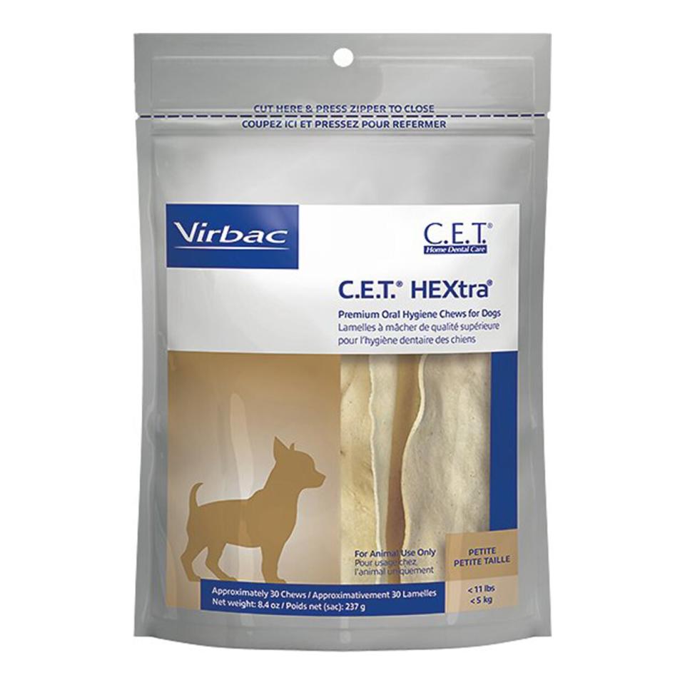 Virbac cet hextra premium dental dog chews