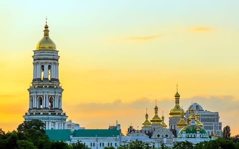 The Ukrainian capital is lauded for its gold-domed churches - Credit: ISTOCK
