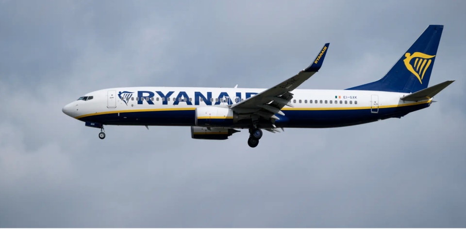 Ein Ryanair-Flugzeug. - Copyright: Thierry Monasse via Getty Images