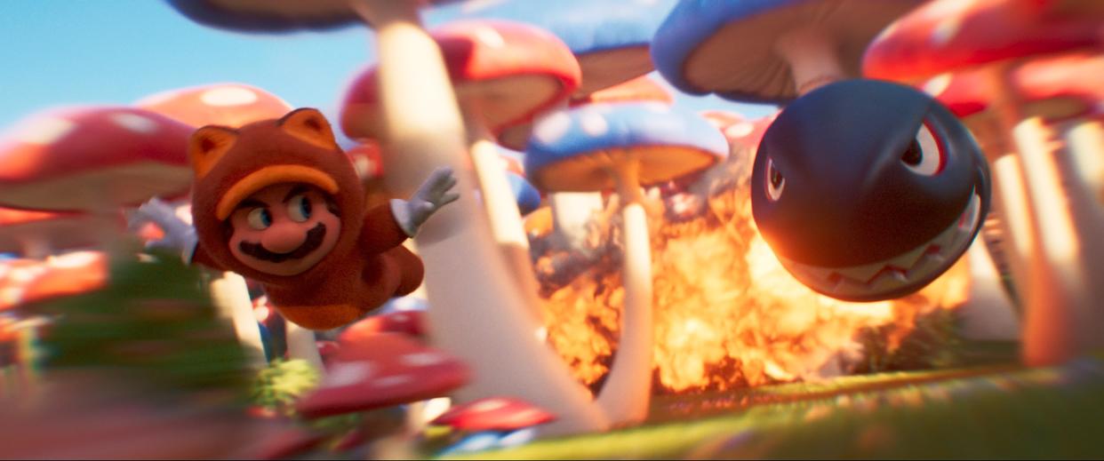 Incoming: ‘Super Mario Bros Movie’ is about to set the box office on fire. Courtesy Everett Collection