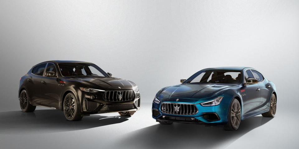 maserti special edition ghibli and levante v8s