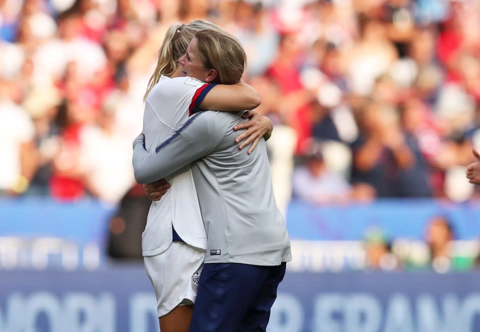 After winning the World Cup again, USWNT coach Jill Ellis has earned the right to do whatever she wants next. (Associated Press)