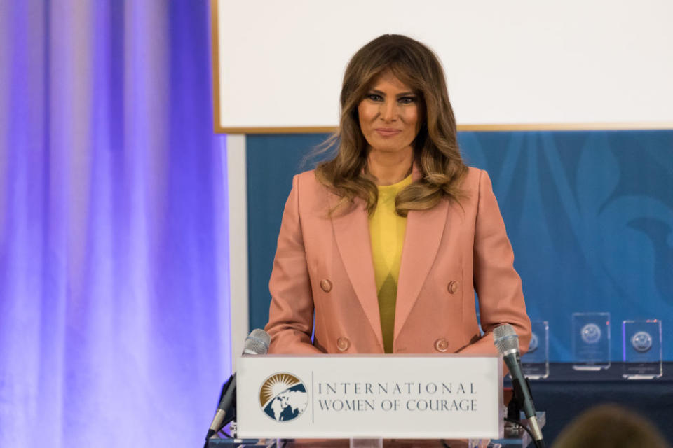 <em>Ratings – YouGov’s ratings found Melania Trump is more popular among men than women (Picture: Getty)</em>