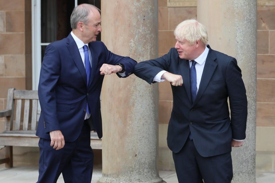 Micheal Martin said Boris Johnson’s resignation should result in the UK Government pulling back from unilateral action on the protocol (Brian Lawless/PA) (PA Wire)
