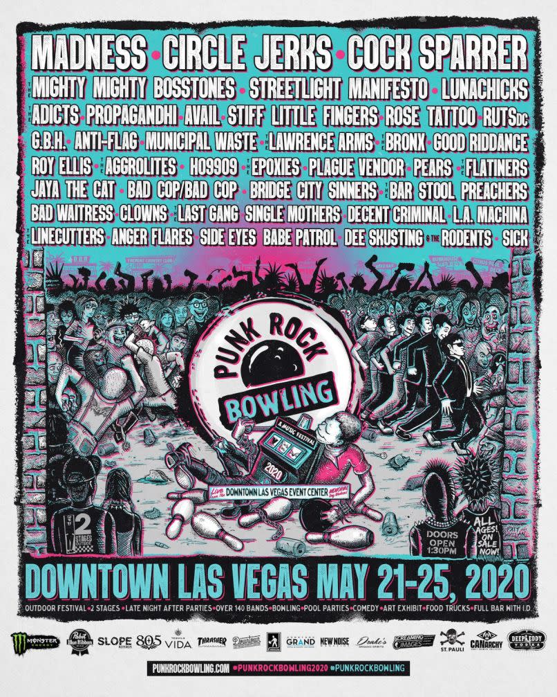 Punk Rock Bowling 2020 Poster