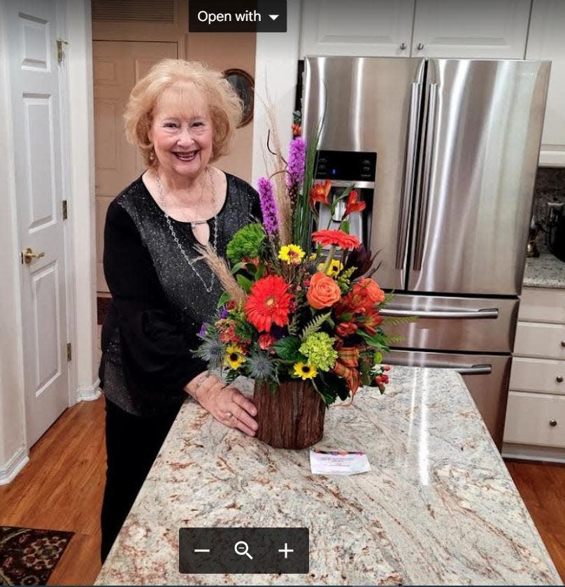 Carole Lanzer on her 80th birthday