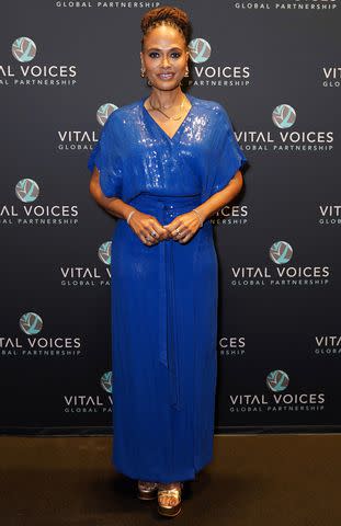 <p>Leigh Vogel/Getty Images</p> Ava DuVernay attends the Annual Global Leadership Awards in Washington, DC.