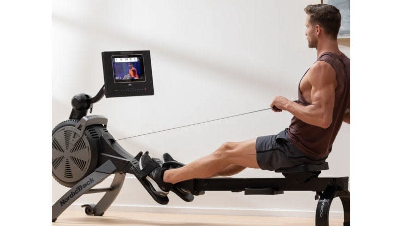 Who'll judge if you set this rower in the living machine and get buff in front of the TV?