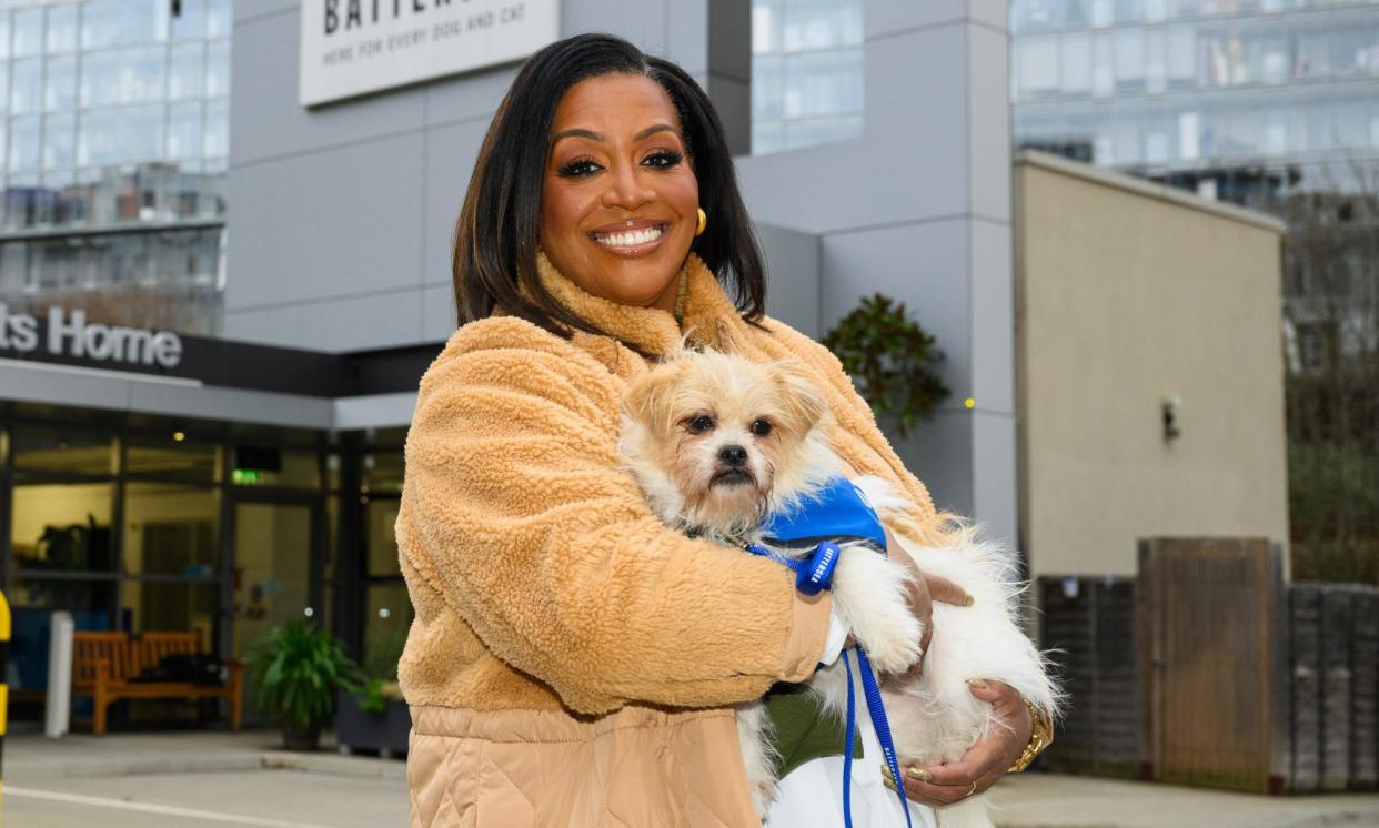 <span>Rising to the challenge … Alison Hammond at Battersea Dogs and Cats Home.</span><span>Photograph: ITV/REX/Shutterstock</span>