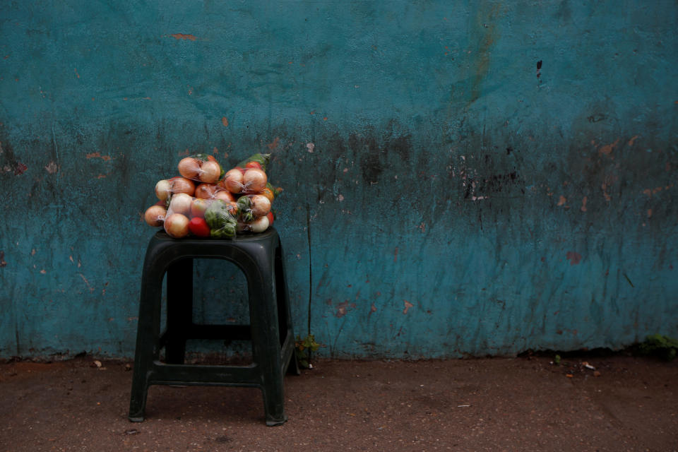 Vegetables for sale in El Tigre, Venezuela, on June 2. (Photo: Ivan Alvarado/Reuters)