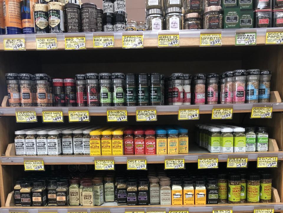 trader joes spice aisle