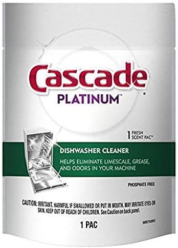 dishwasher cleaner cascade platinum