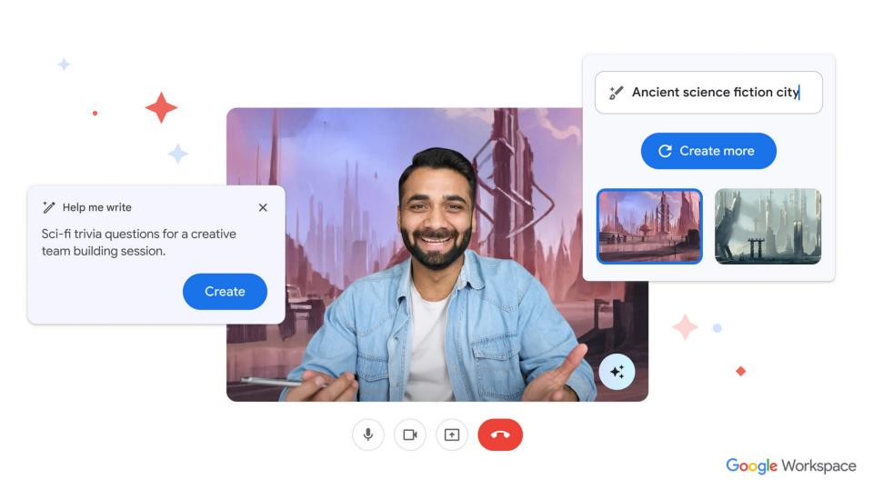 Google announced a host of new AI features for its Workspace and Cloud platforms on Tuesday. (Image: Google)