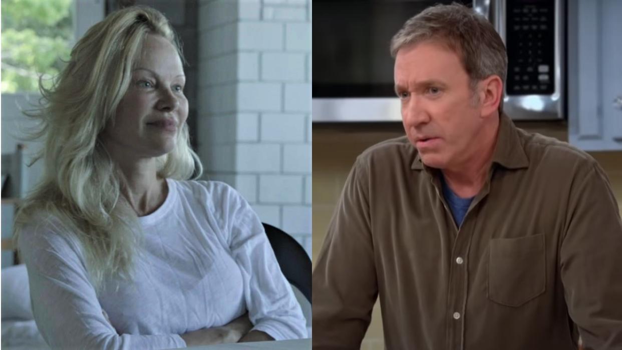  Pamela Anderson in Pamela, A Love Story and Tim Allen on Last Man Standing. 