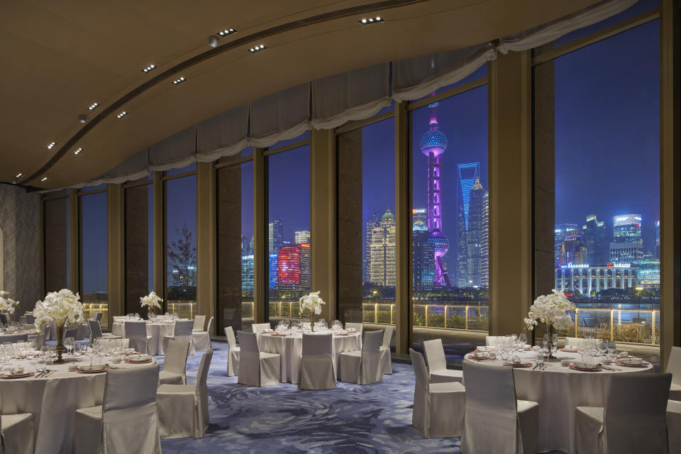 A look at the ballroom inside Regent Shanghai on the Bund