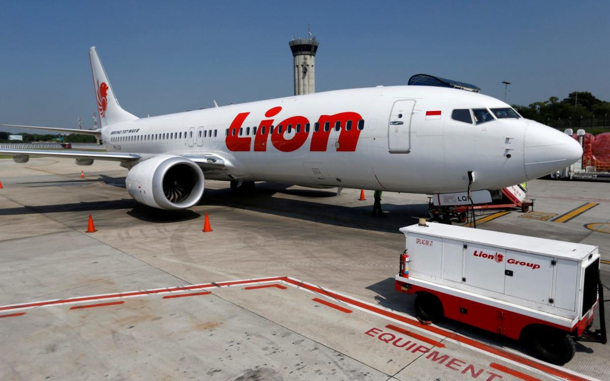 A Lion Air Boeing 737 Max 8, the same model that crashed in October 2018 - REUTERS