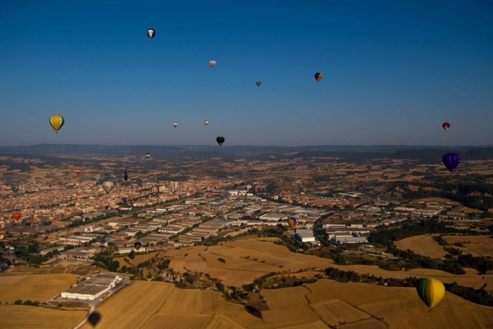 European Hot Air Balloon Festival in Igualada, Spain