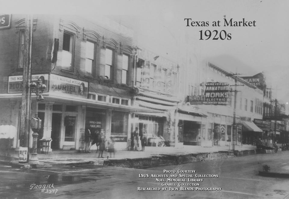 Photos from Northwest Louisiana Archives at LSUS of the building in downtown that was recently occupied by Dripp Donut, researched by Twin Blends, the Northwest Louisiana History Hunters.