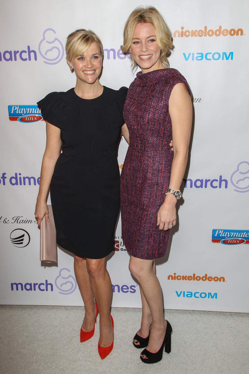 BEVERLY HILLS, CA - DECEMBER 07:  Elizabeth Banks and Reese Witherspoon arrives at the March Of Dimes' Celebration Of Babies held at the Beverly Hills Hotel on December 7, 2012 in Beverly Hills, California.  (Photo by Paul A. Hebert/Getty Images)