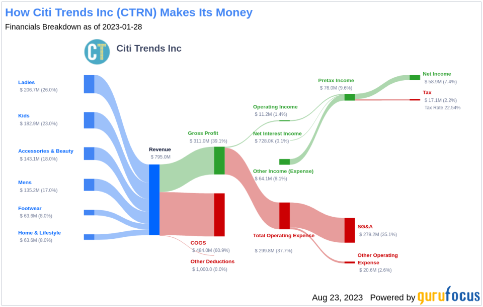 Citi Trends Inc. (CTRN) Stock Price Soars by 28% Over the Past Three Months