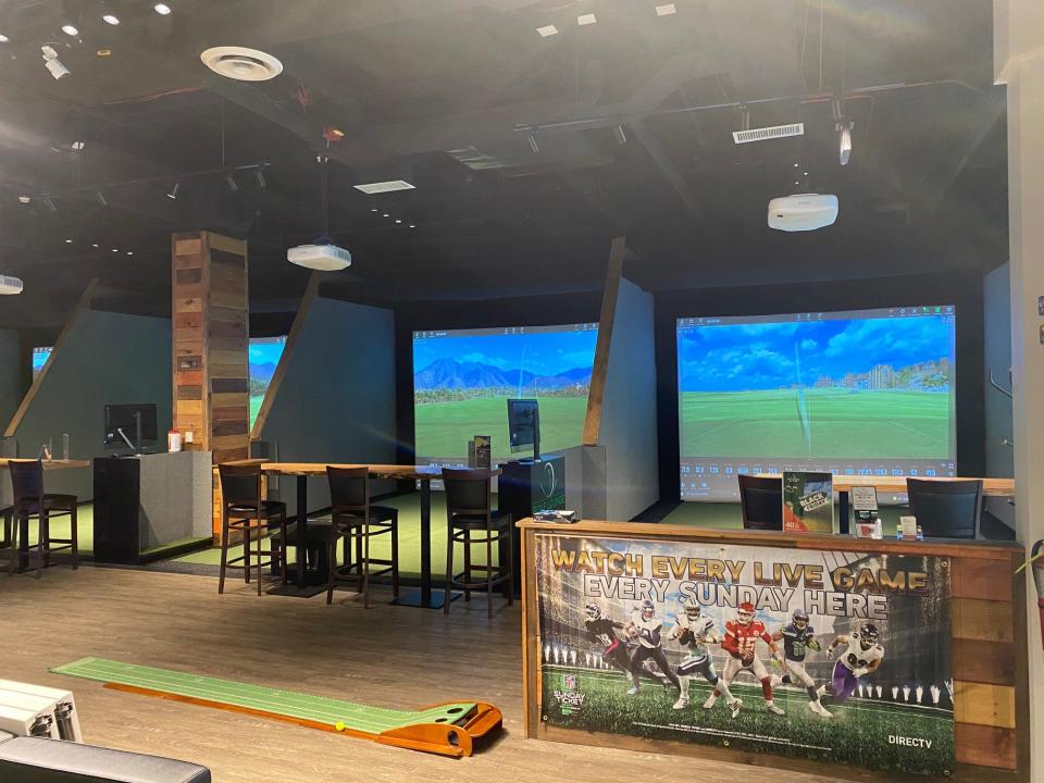 A look inside Golf Lounge 18 in The Westchester.