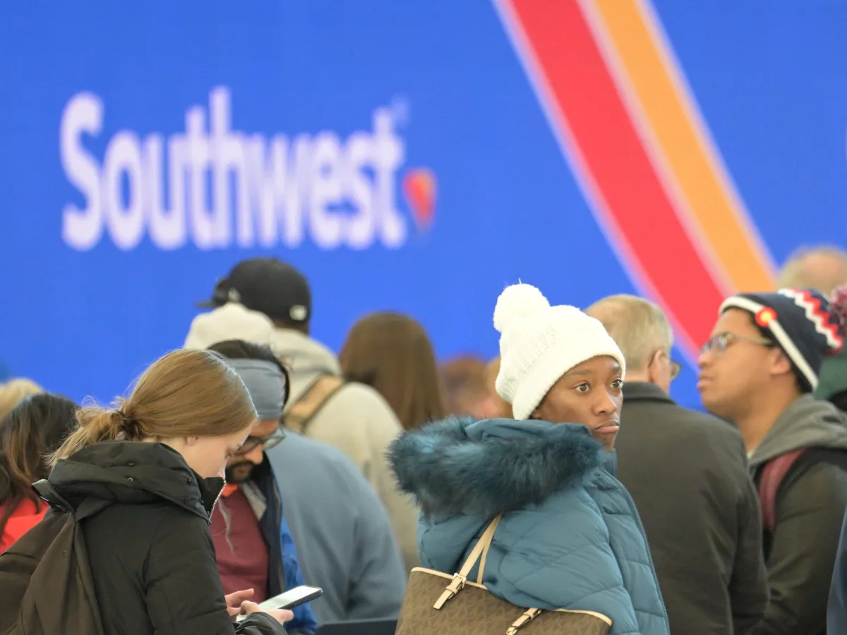 50% of all flights canceled around the world today were Southwest flights, as th..