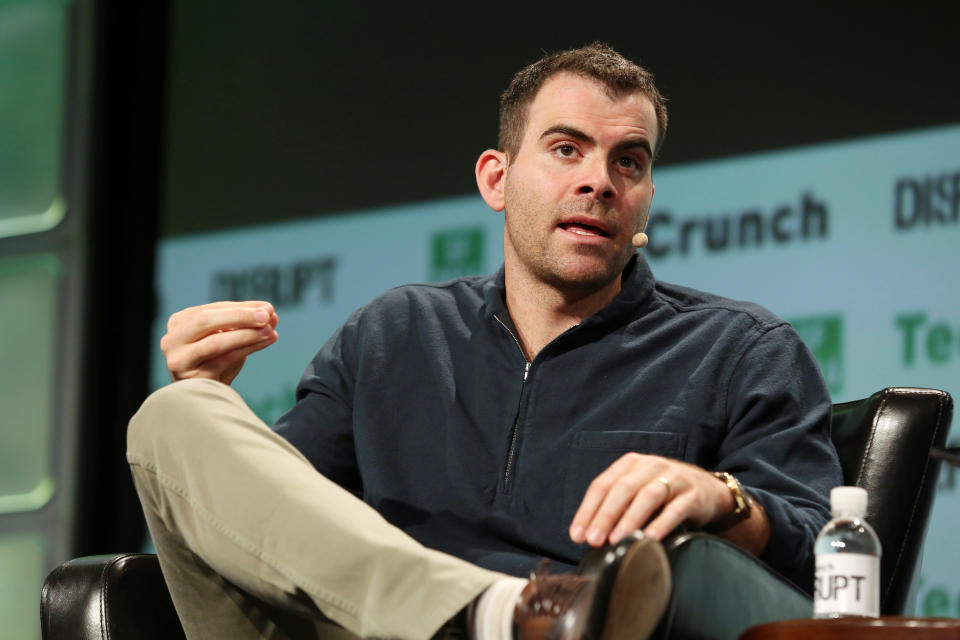 Adam Mosseri, Vice President of Product Management for Facebook, speaks during 2016 TechCrunch Disrupt in San Francisco, California, U.S. September 14, 2016.  REUTERS/Beck Diefenbach